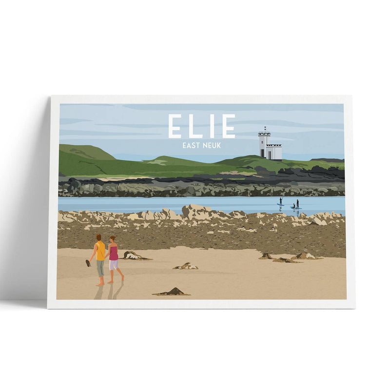 Elie A4 travel poster print