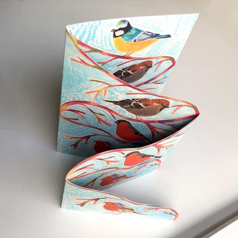Branch of Birds card