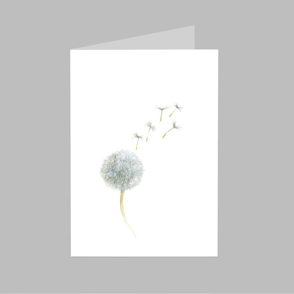 Thinking of you dandelion card