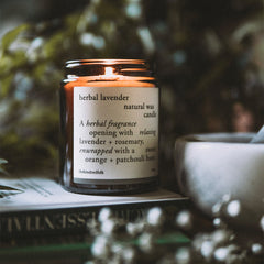 Herbal Lavender rapeseed-coconut wax candle