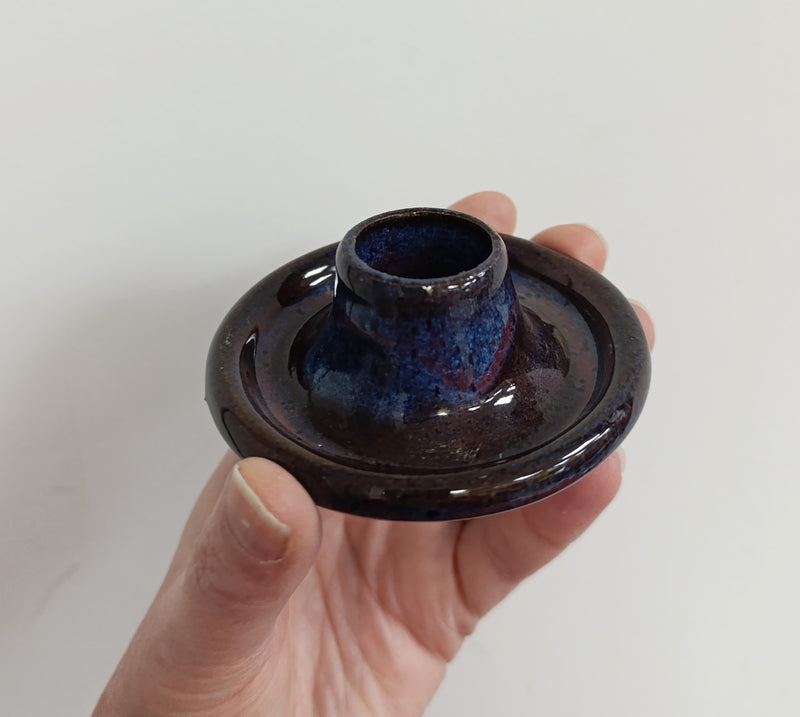 Ceramic candle holder - Sunset glaze