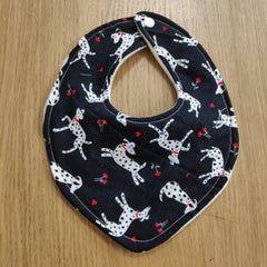 Dribble style bib - Dalmatians print