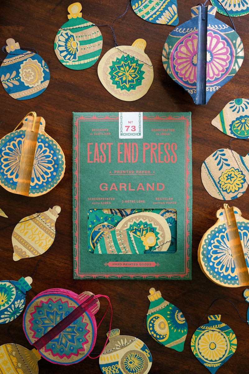 Paper garland - Christmas ornaments