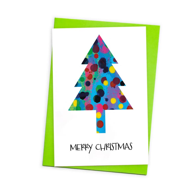 Merry Christmas tree card