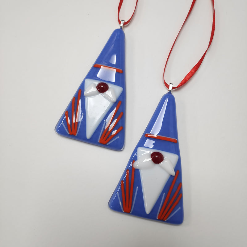 Christmas Santa gnome tree decorations