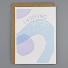 Thinking of You letterpress card
