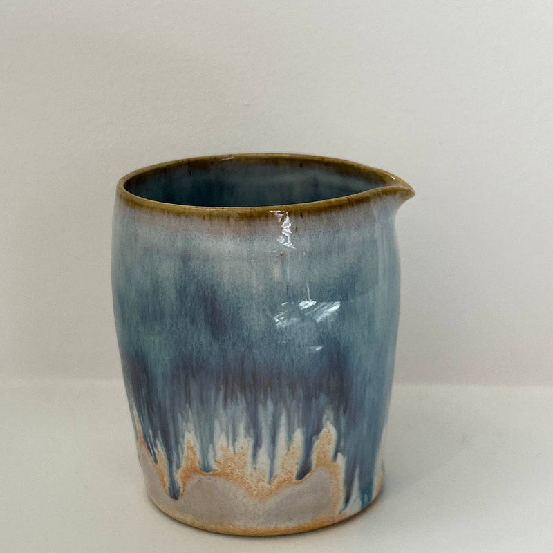 Blue ocean ceramic jug