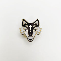 Enamel pin - Fairytale Fox (black)