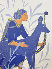 Artemis Greek Mythology A3 Print