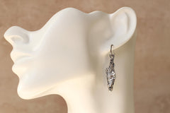 Sardine 'Catch of the Day' hoop earrings