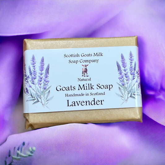 Handmade goats milk soap - lavender