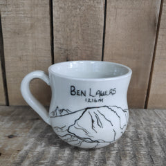 Hand painted mountain mug - Ben Lawers