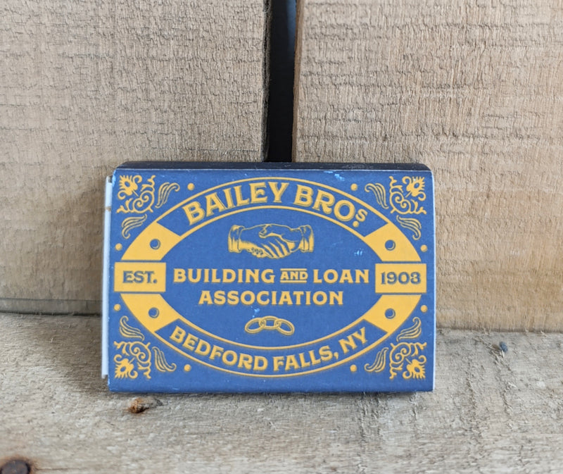 It's A Wonderful Life Bailey Bros matchbox with matches