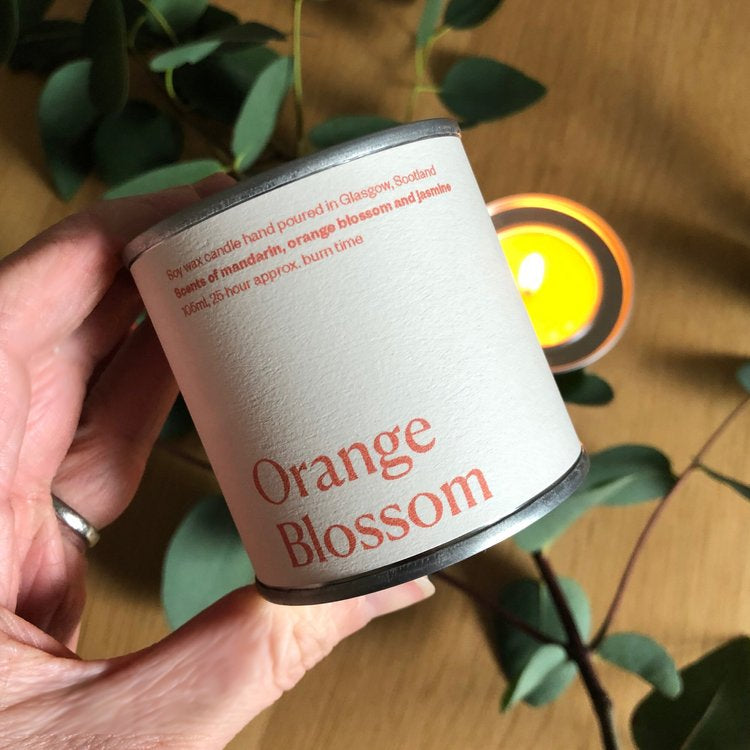 Orange Blossom soy candle
