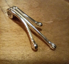 Sterling Silver 'roots' pendant