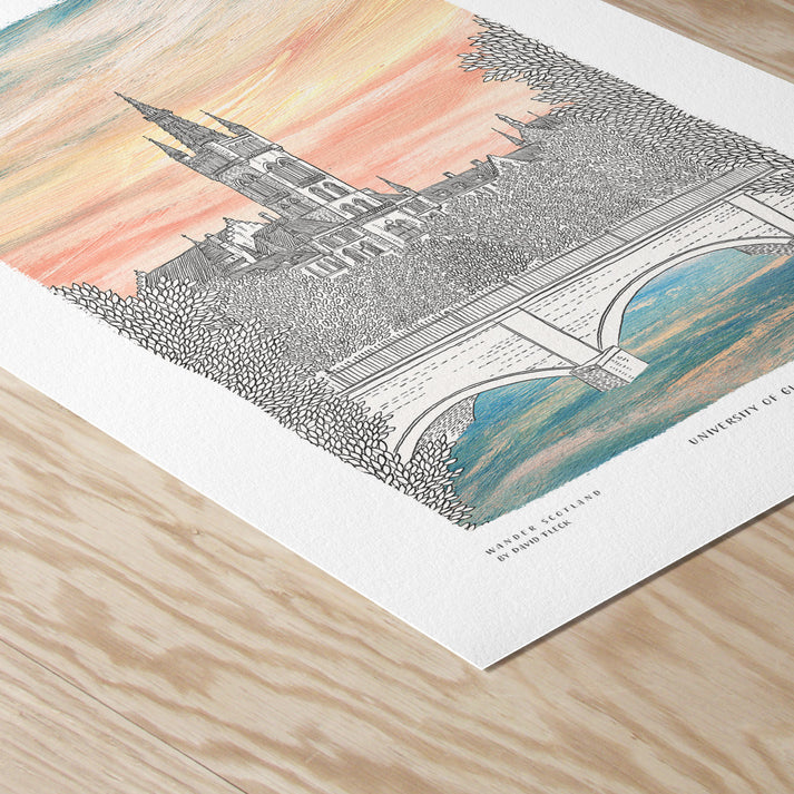 University of Glasgow A4 print