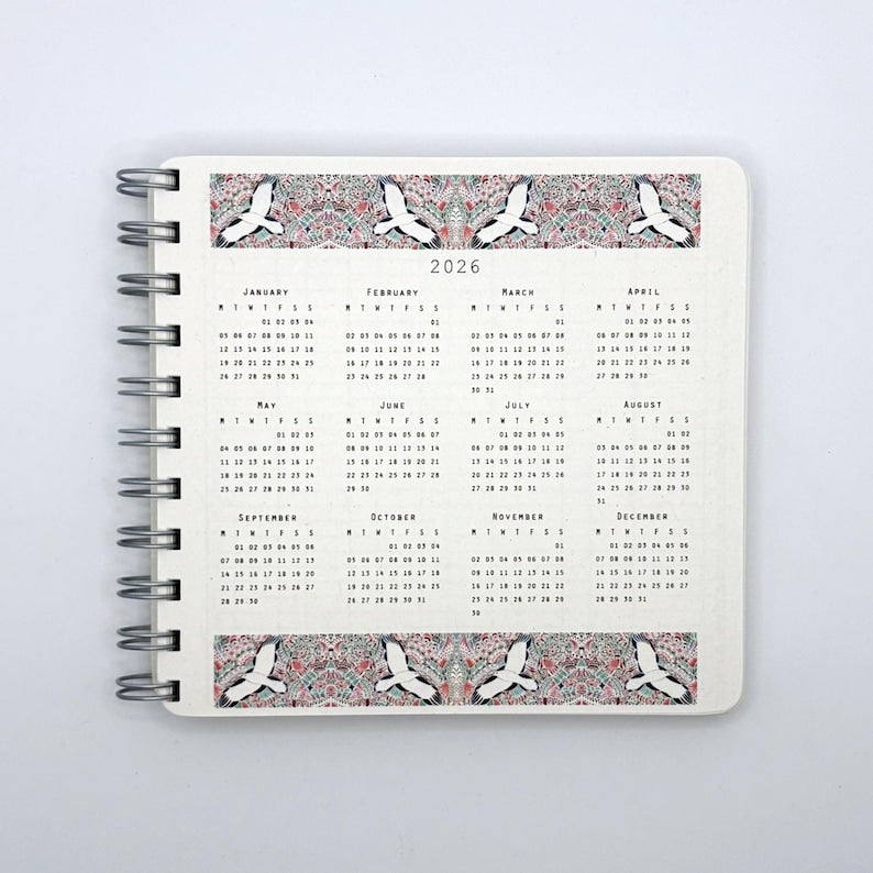 2026 Illustrated Diary - Kite bird