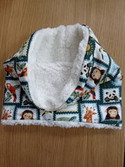 Kid's neck warmer/snood (4-11 years) - save our planet print