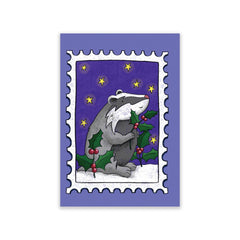 Christmas Woodland Stamps Mini Card Box