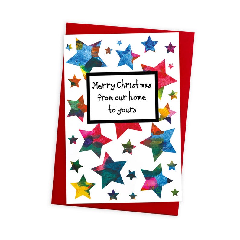 Merry Christmas from our home to yours card