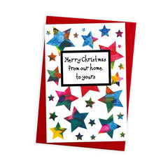 Merry Christmas from our home to yours card