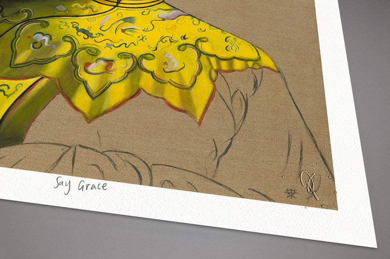 Ross Muir fine art print - 'Say Grace'