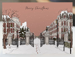 Snowy Queen's Park Merry Christmas card