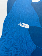 Loch Obha (Scottish Water Goddess) A3 Print