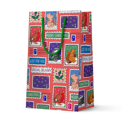 Woodland Stamps Christmas gift bag - 2 sizes available