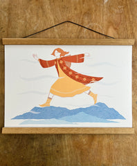 She Carries the Land A3 Print