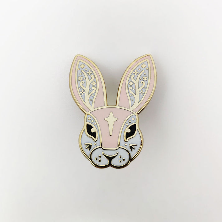 Enamel pin - Fairytale Rabbit (pink)
