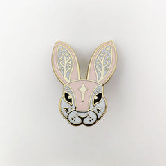 Enamel pin - Fairytale Rabbit (pink)