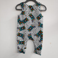 Romper suit - crazy beans (0-6 months)
