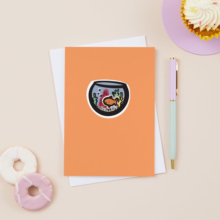 Goldfish bowl card