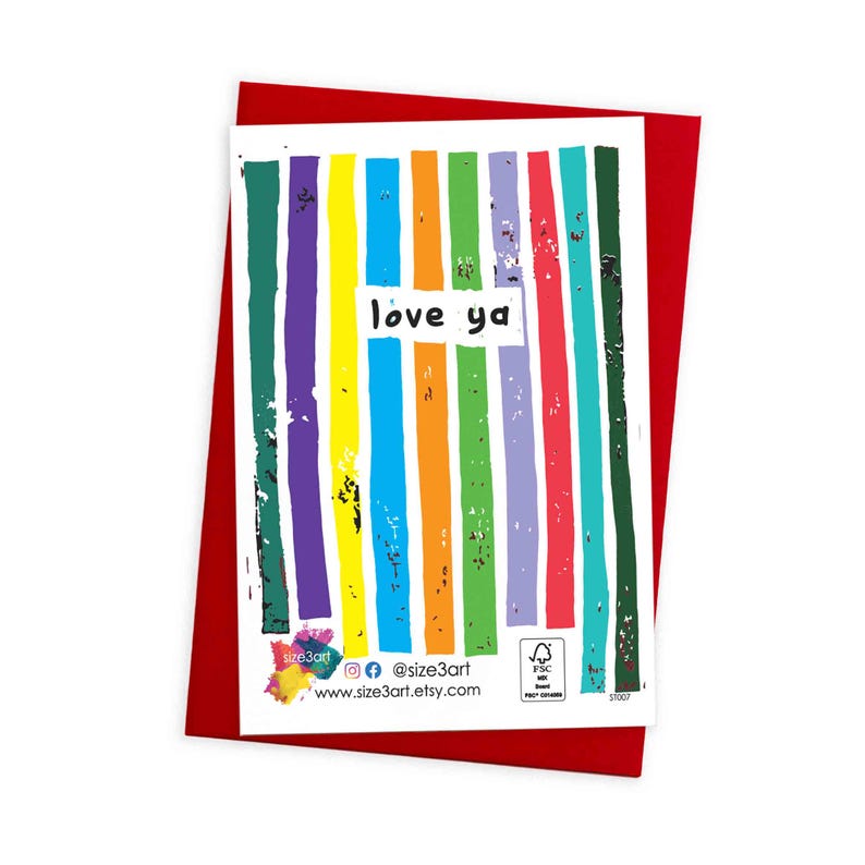Happy birthday Bro stripes card