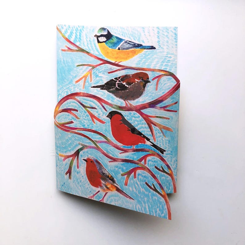 Branch of Birds card