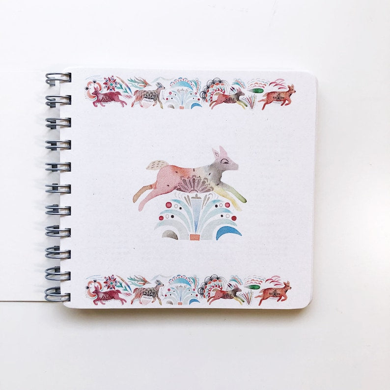 2026 Illustrated Diary - Leaping Deer