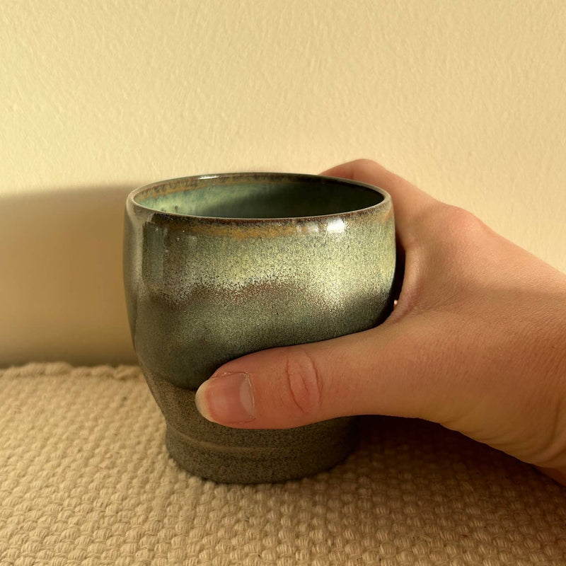 Blue midnight dimple coffee tumbler
