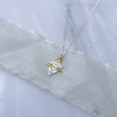 Sterling Silver & 22kt gold Luna Lotus pendant