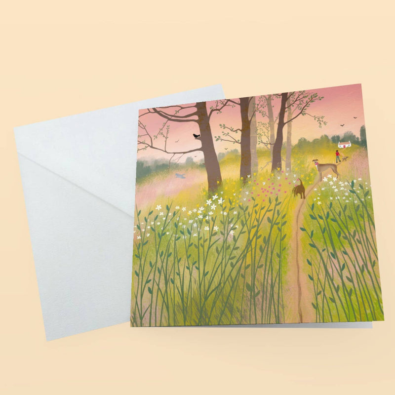 Sleepy hollow dog walk card