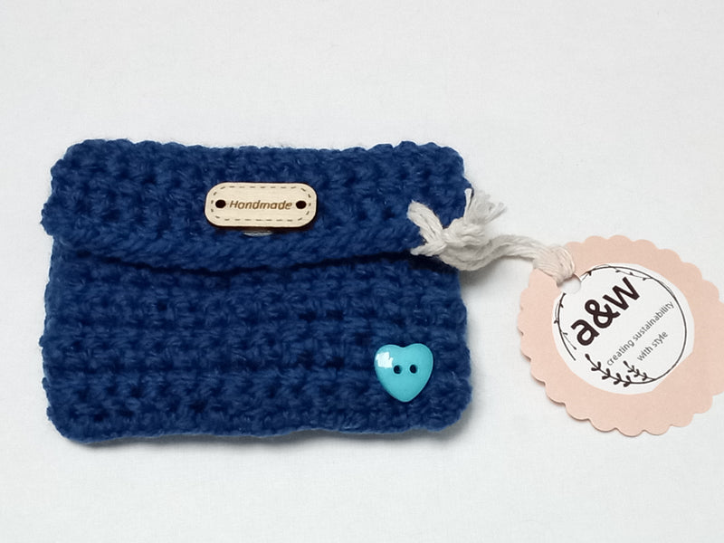 Crochet small purse - different colours available