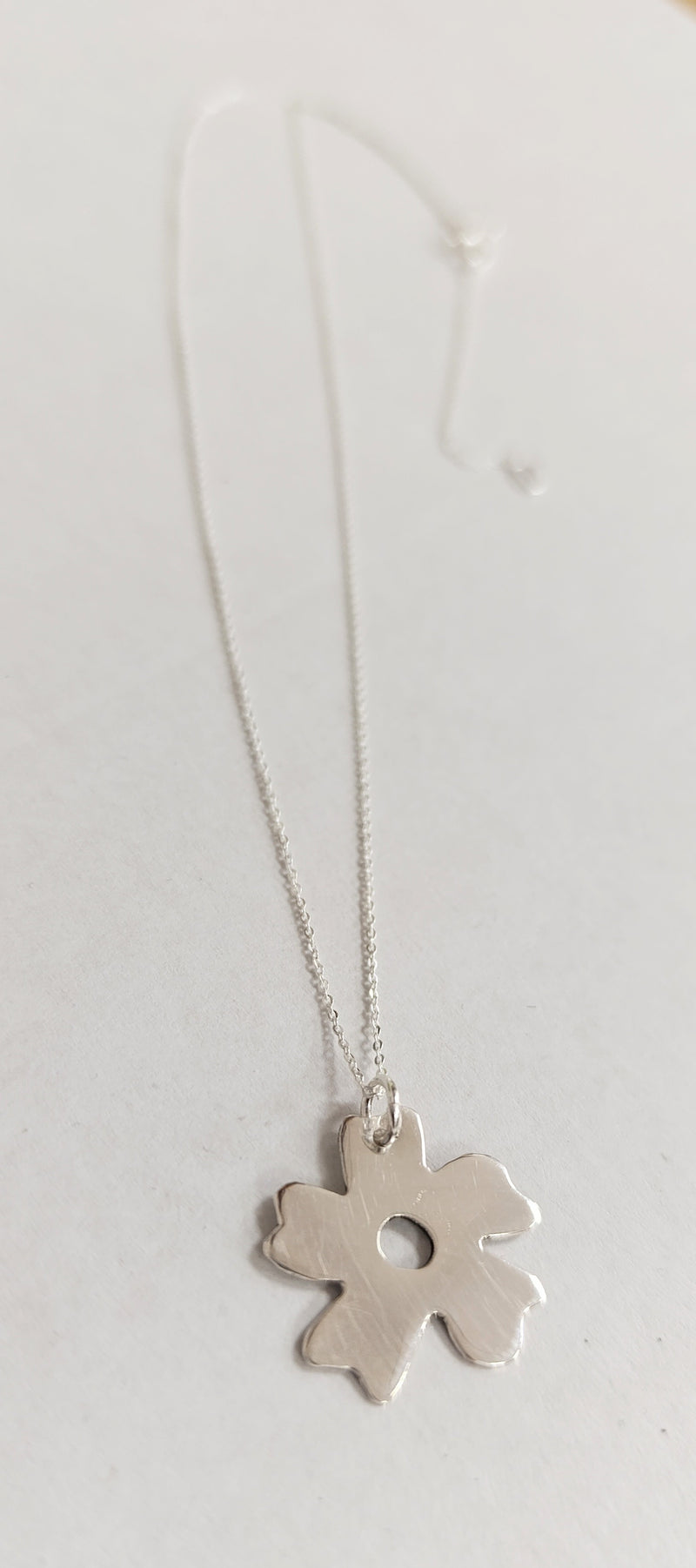 Sterling Silver flower pendant