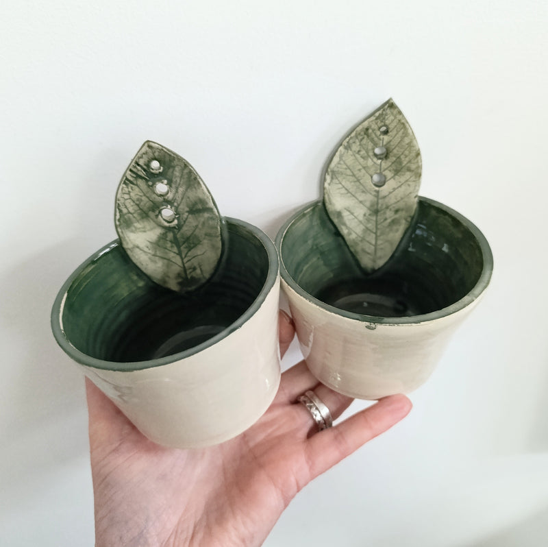 RESERVED FOR PAUL - Ceramic herb stripper