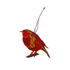 Wooden Robin decoration (single pack)