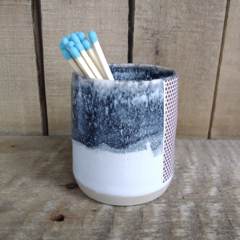 Ceramic match striker pots