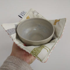 Bowl cosy - Foxy Fox/orange fabric