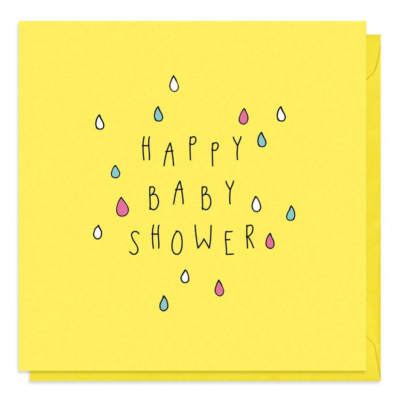 Happy baby shower card