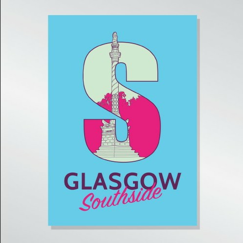 Glasgow Southside - Battlefield Monument A3 print