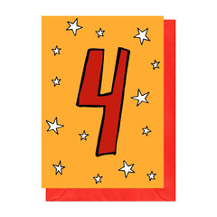4 & stars card