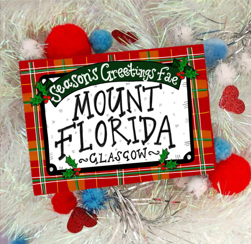 Season's greetings fae Mount Florida card